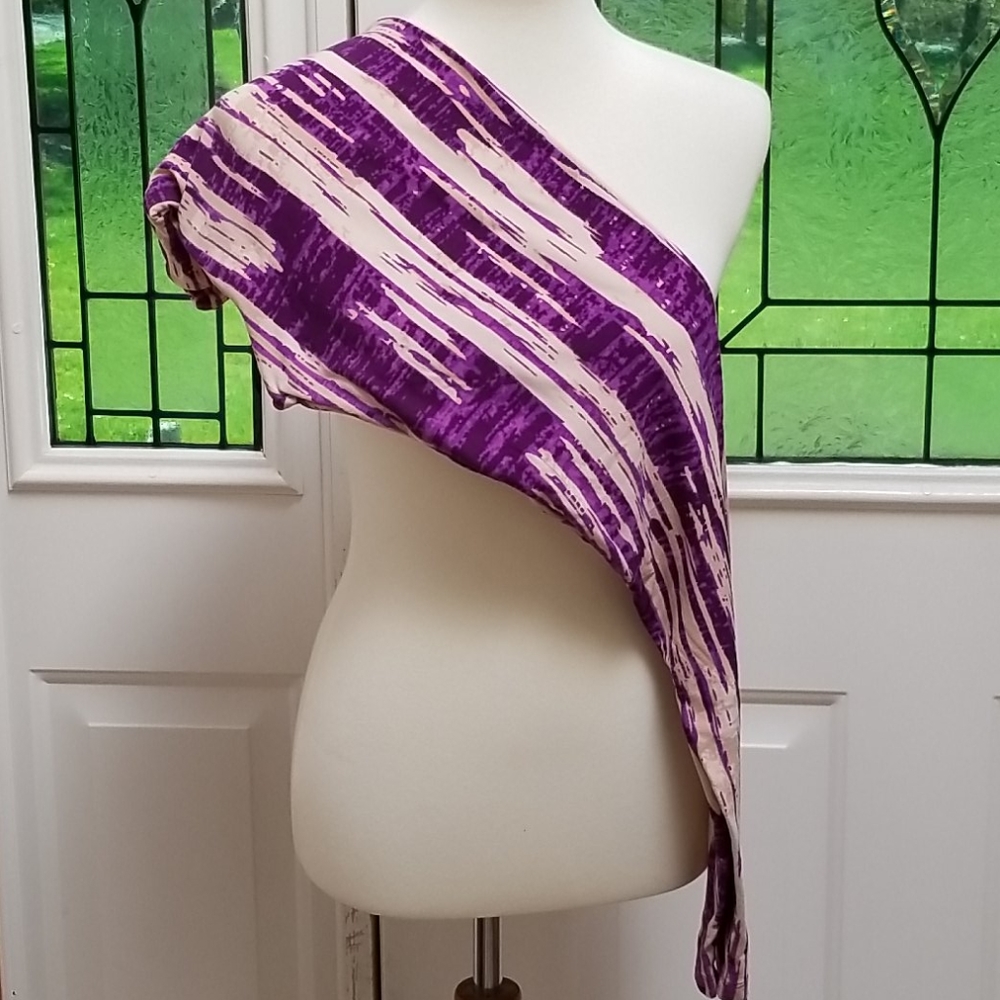 Purple/Cream LuLaRoe TC Leggings NWOT